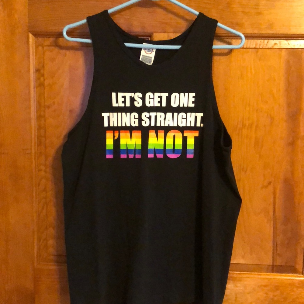 Gay pride Tank size Med-EUC Great for Pride Month LGBTQ